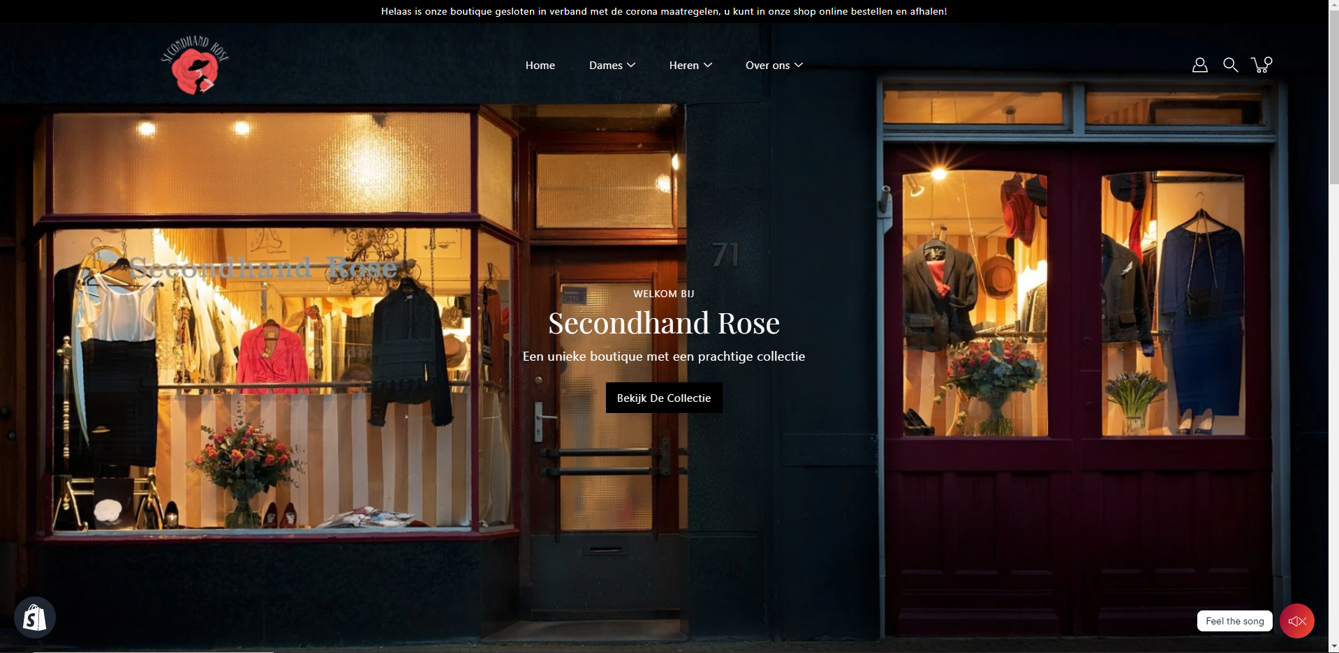 Secondhand Rose webshop is live